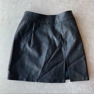 Lioness Black Vegan Leather Mini